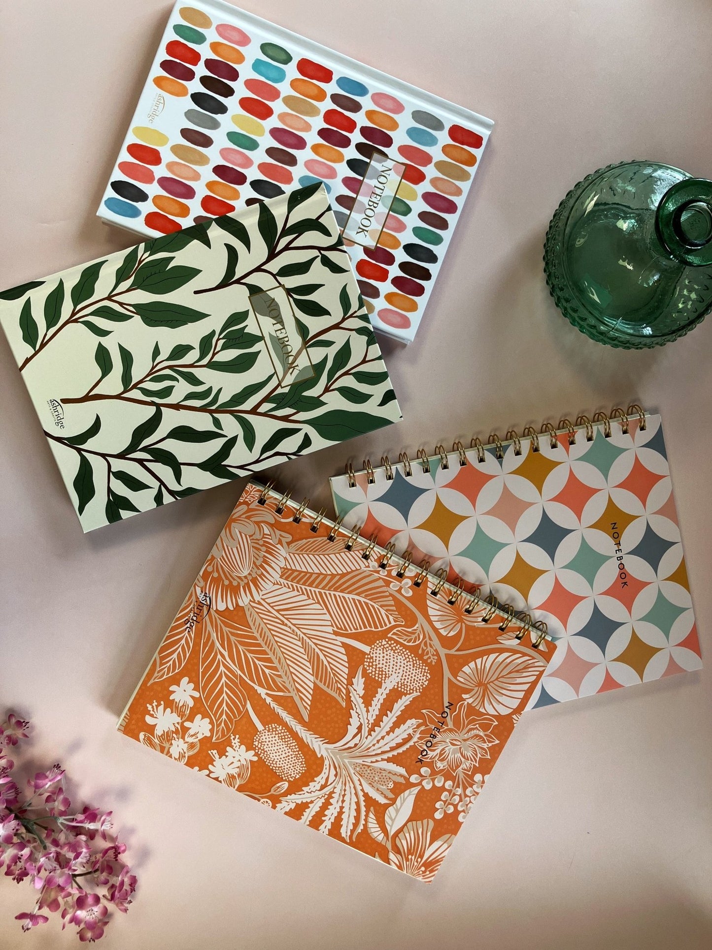 Geometric Spiral Notebook - The Willoughby Book ClubNon Book Product