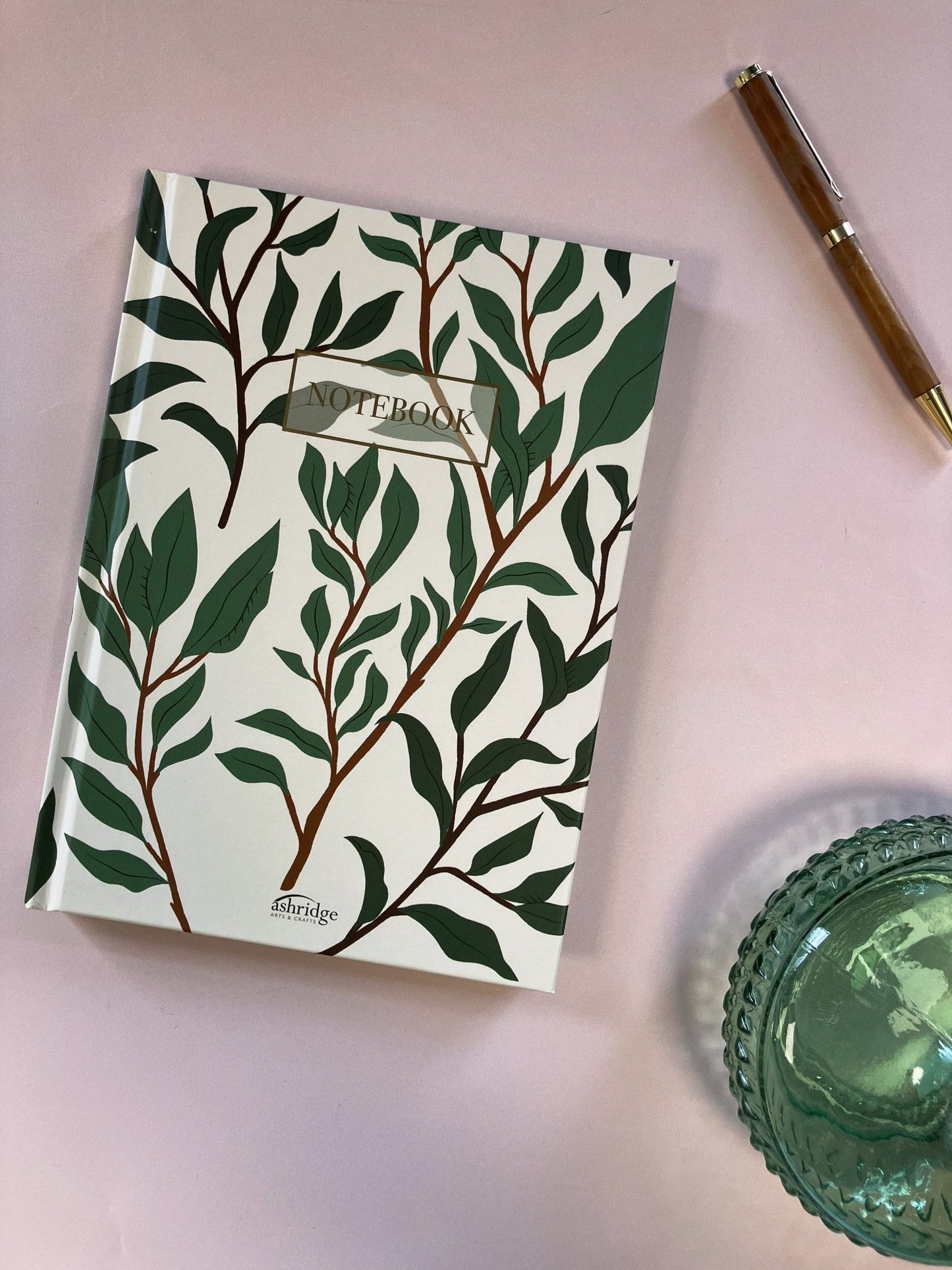 Green Leaves Notebook - The Willoughby Book ClubNon Book Product
