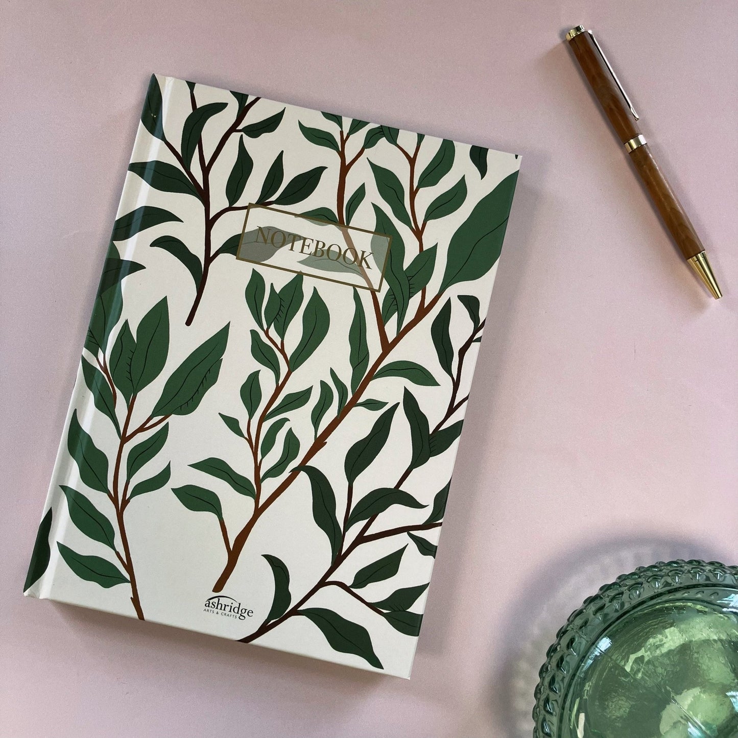 Green Leaves Notebook - The Willoughby Book ClubNon Book Product