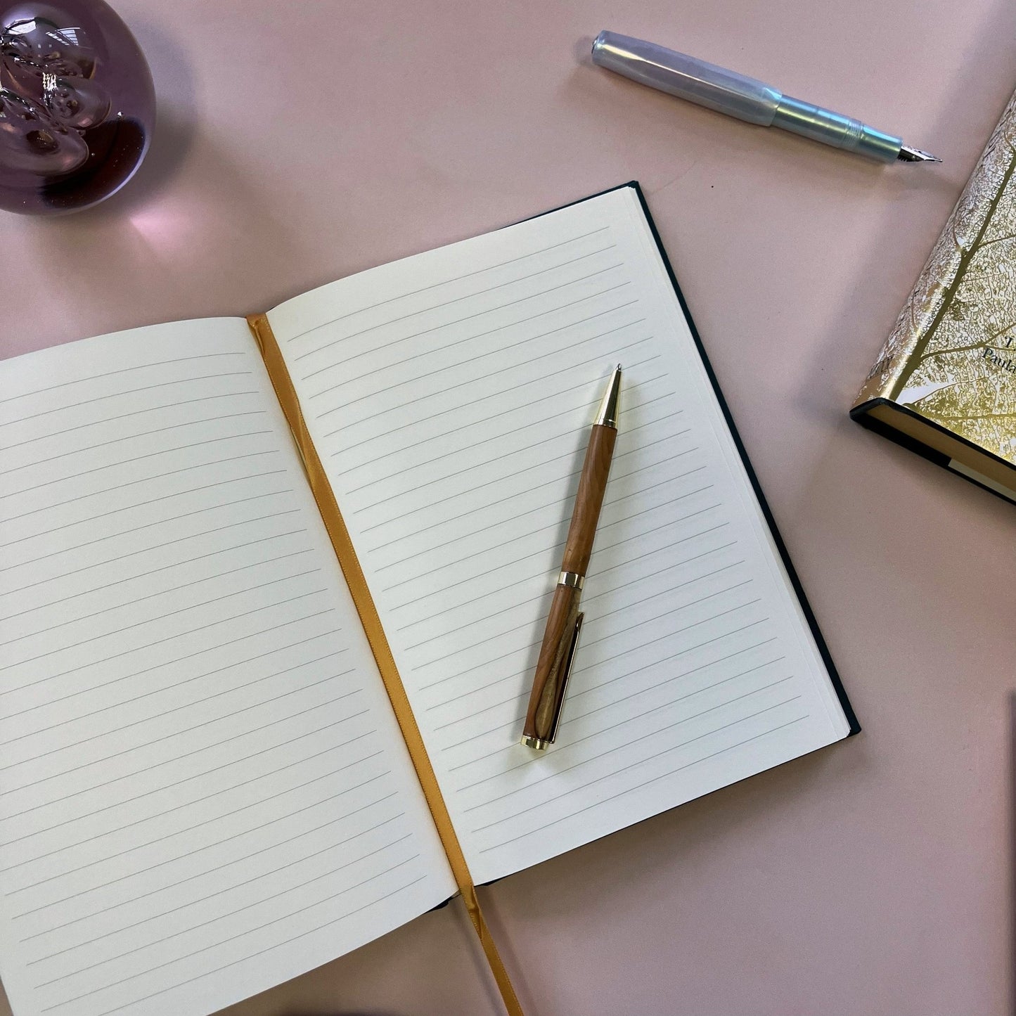 Teal Bee Notebook - The Willoughby Book Clubnotebook