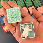 Tiny Matchbox Ceramic Charms - The Willoughby Book ClubMini Ceramic Polar Bear
