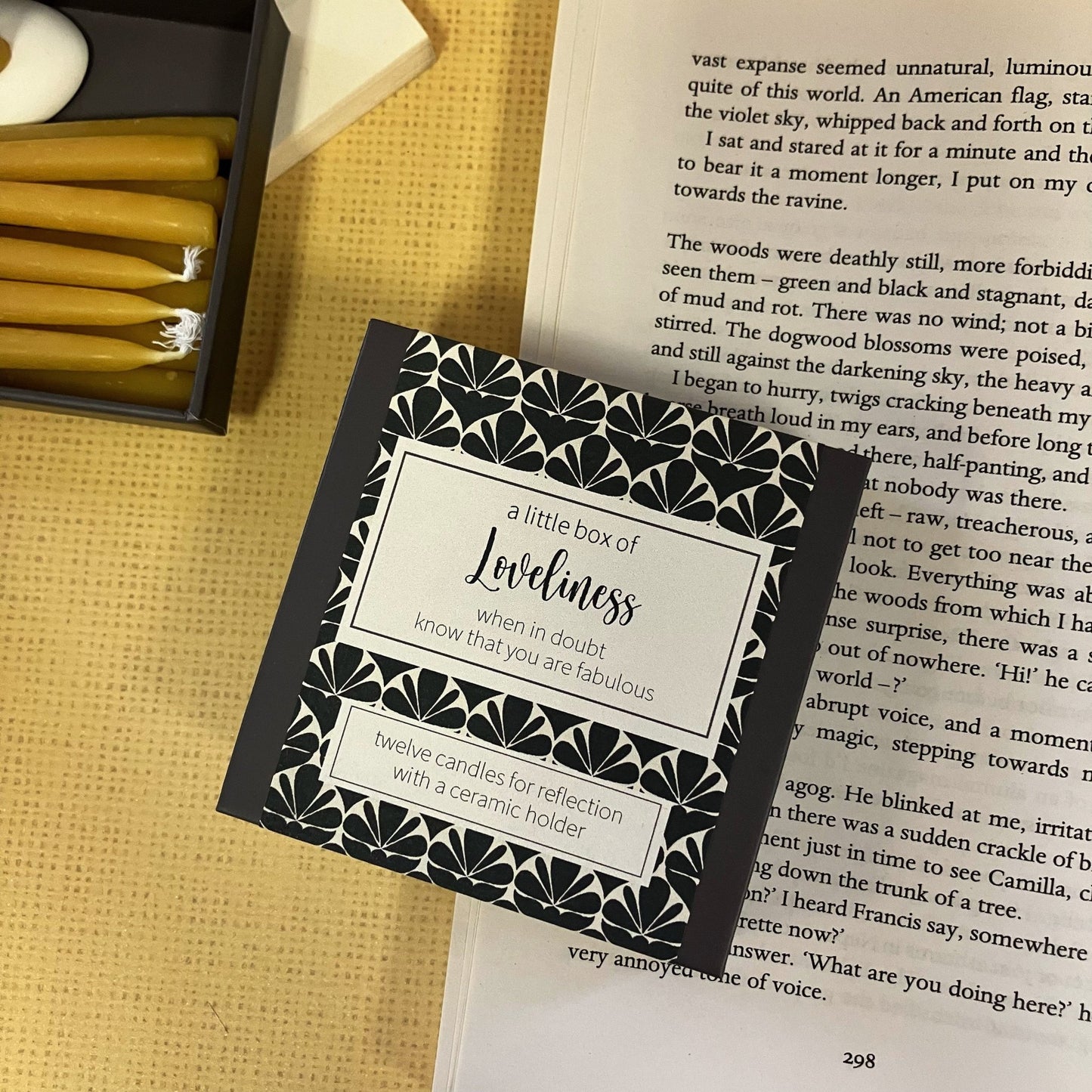 A little box of loveliness - Candles - The Willoughby Book ClubCandles