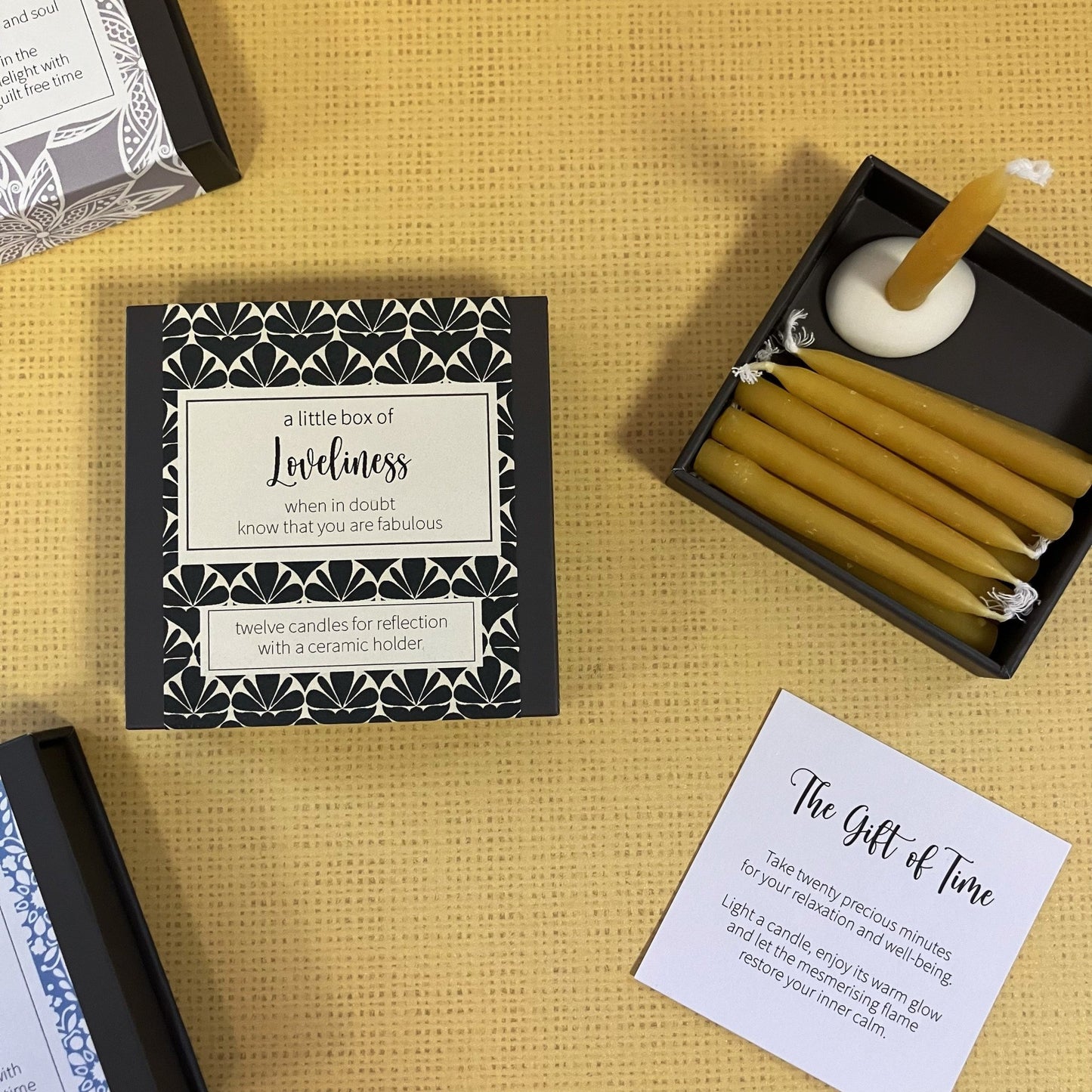 A little box of loveliness - Candles - The Willoughby Book ClubCandles