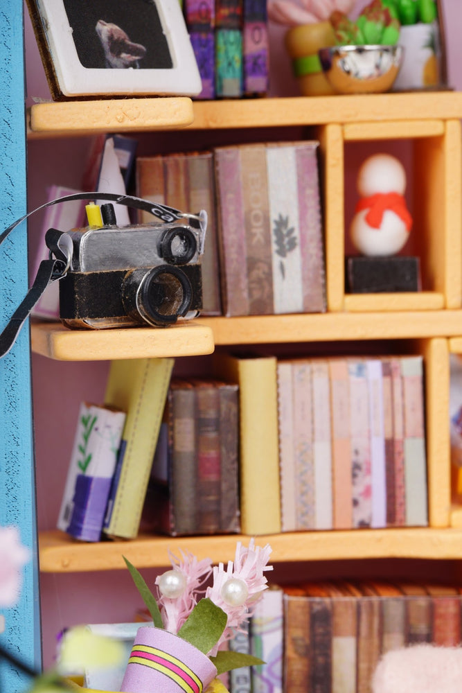 
                  
                    Dora's Loft miniature model kit - The Willoughby Book Club
                  
                