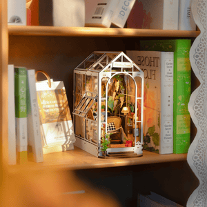 
                  
                    Garden House Book Nook miniature model kit - The Willoughby Book Club
                  
                