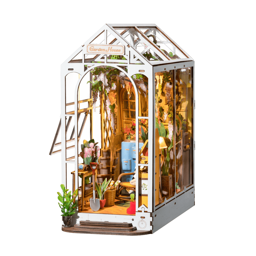 Garden House Book Nook miniature model kit - The Willoughby Book Club