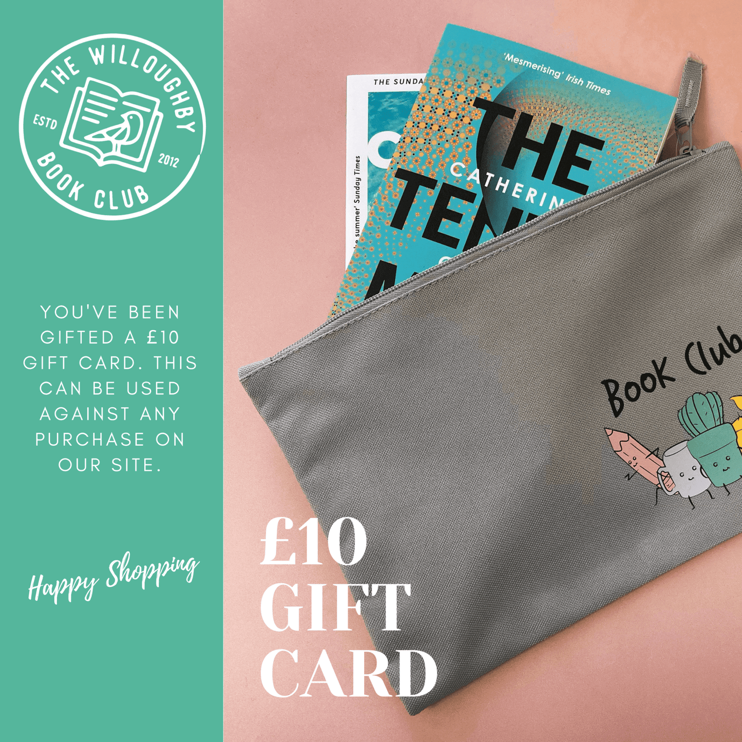 The Willoughby Book Club Gift Card - The Willoughby Book ClubGift Cards£10.00