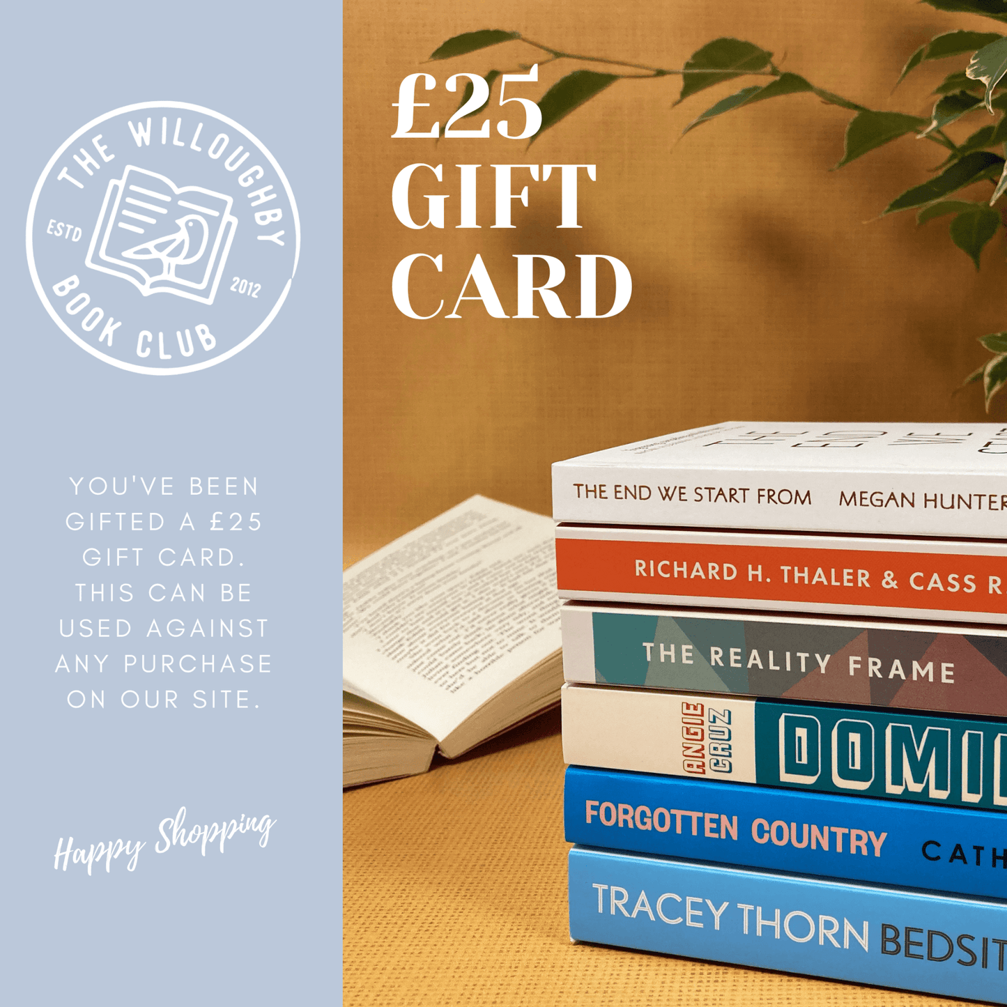 The Willoughby Book Club Gift Card - The Willoughby Book ClubGift Cards£10.00