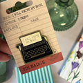 I Will Write My Book Enamel Pin Badge