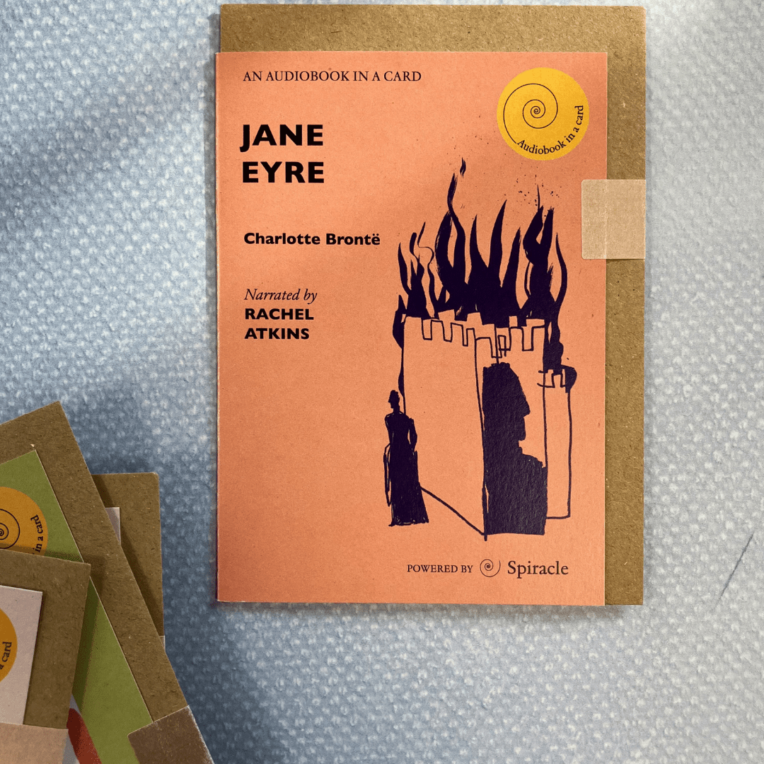 An Audiobook in a Card - Jane Eyre by Charlotte Brontë - The Willoughby Book ClubAudiobook