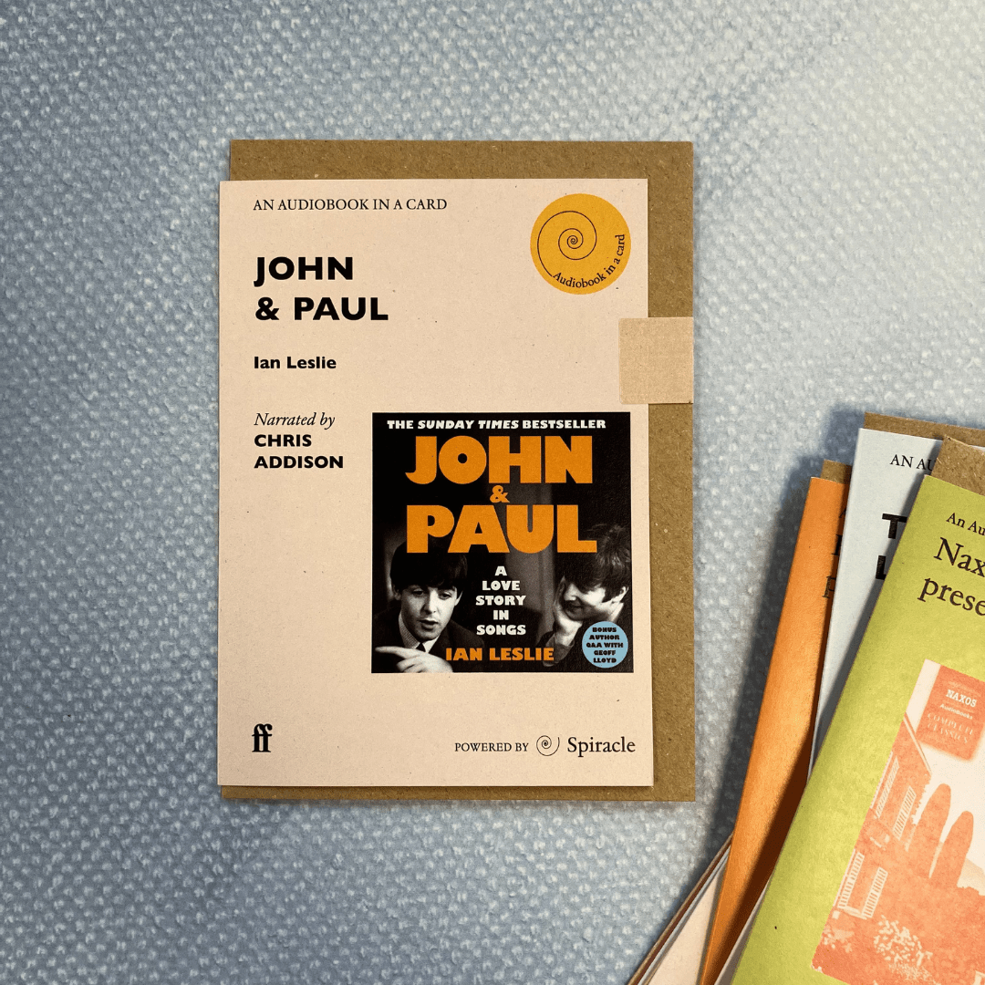 An Audiobook in a Card - John & Paul by Ian Leslie - The Willoughby Book ClubAudiobook