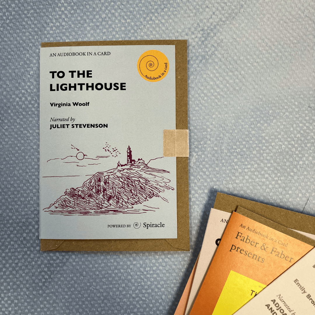 An Audiobook in a Card - To the Lighthouse by Virginia Woolf - The Willoughby Book ClubAudiobook