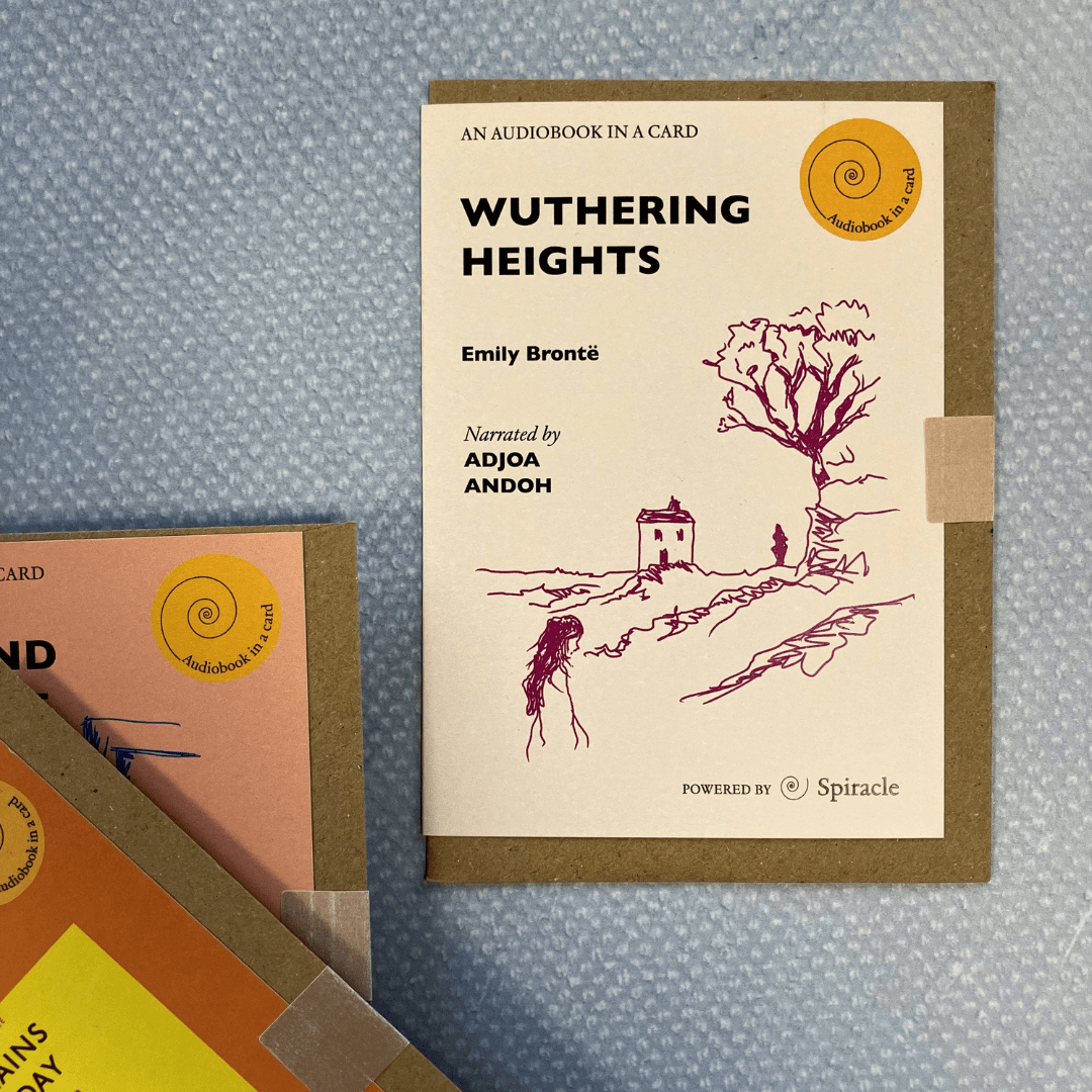 An Audiobook in a Card - Wuthering Heights by Emily Brontë - The Willoughby Book ClubAudiobook