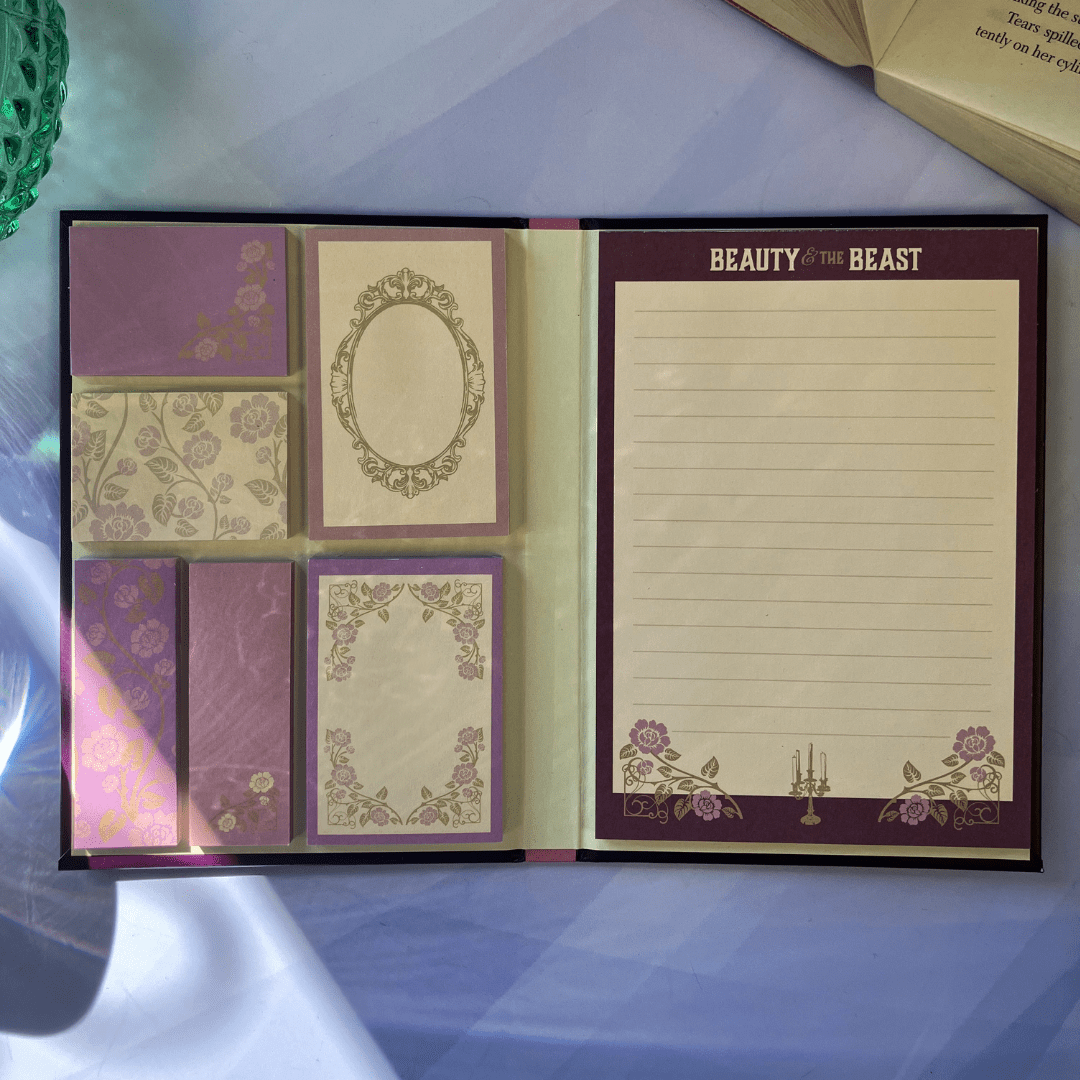 Beauty and the Beast Sticker Note Set - The Willoughby Book ClubNon Book Product
