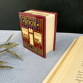 Book Club Book Shaped Mini Vase