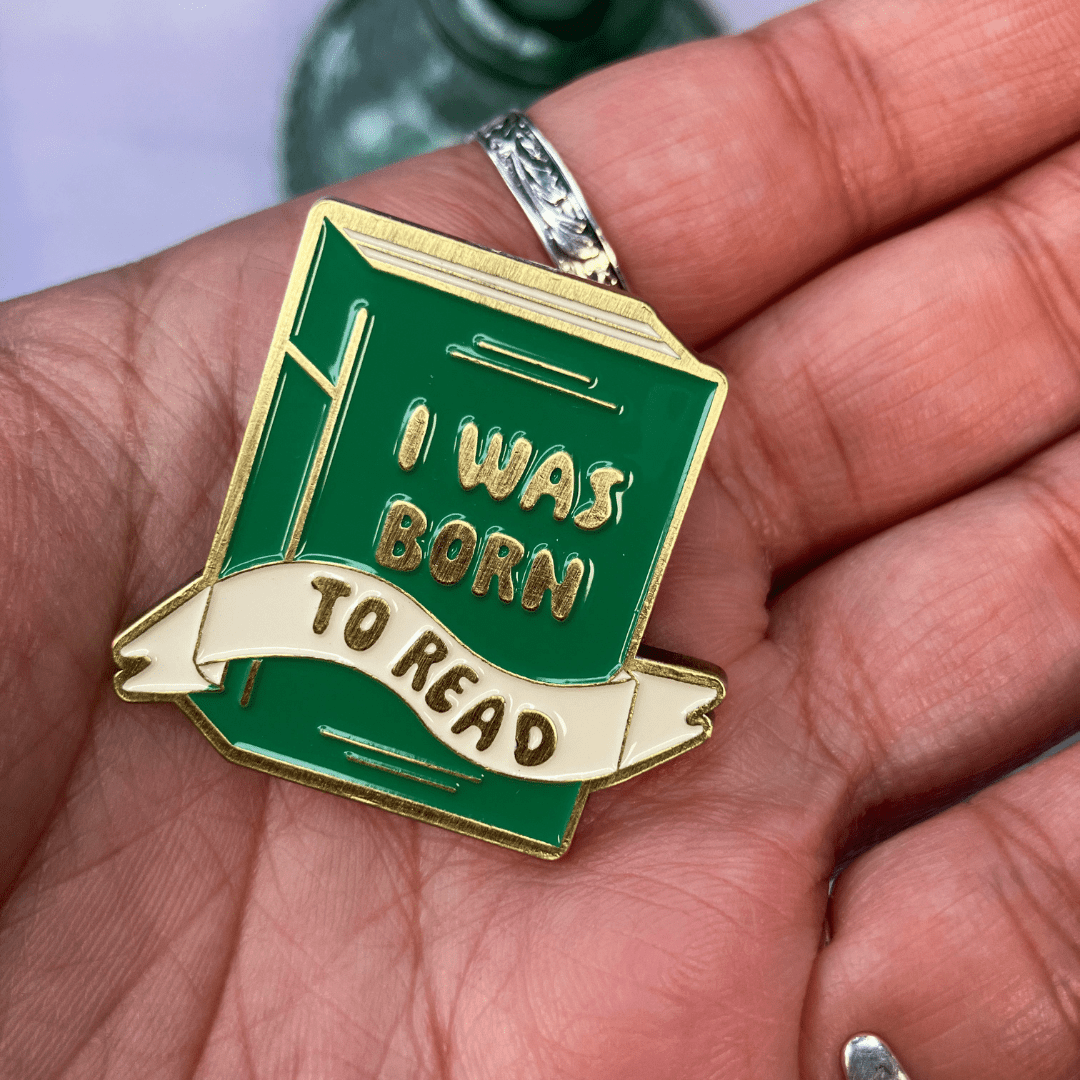 
                    
                      Born To Read Enamel Pin Badge - The Willoughby Book ClubNon Book Product
                    
                  