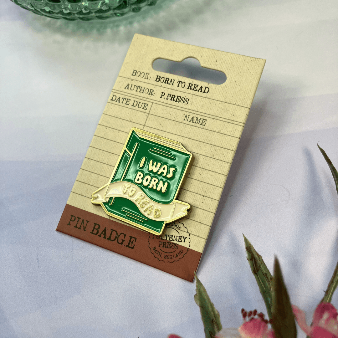 
                    
                      Born To Read Enamel Pin Badge - The Willoughby Book ClubNon Book Product
                    
                  