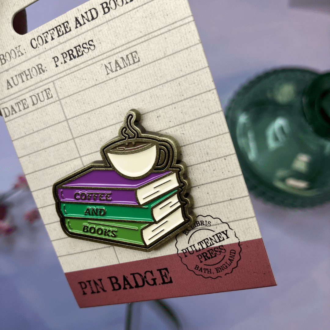 
                    
                      Coffee and Books Enamel Pin Badge - The Willoughby Book ClubNon Book Product
                    
                  