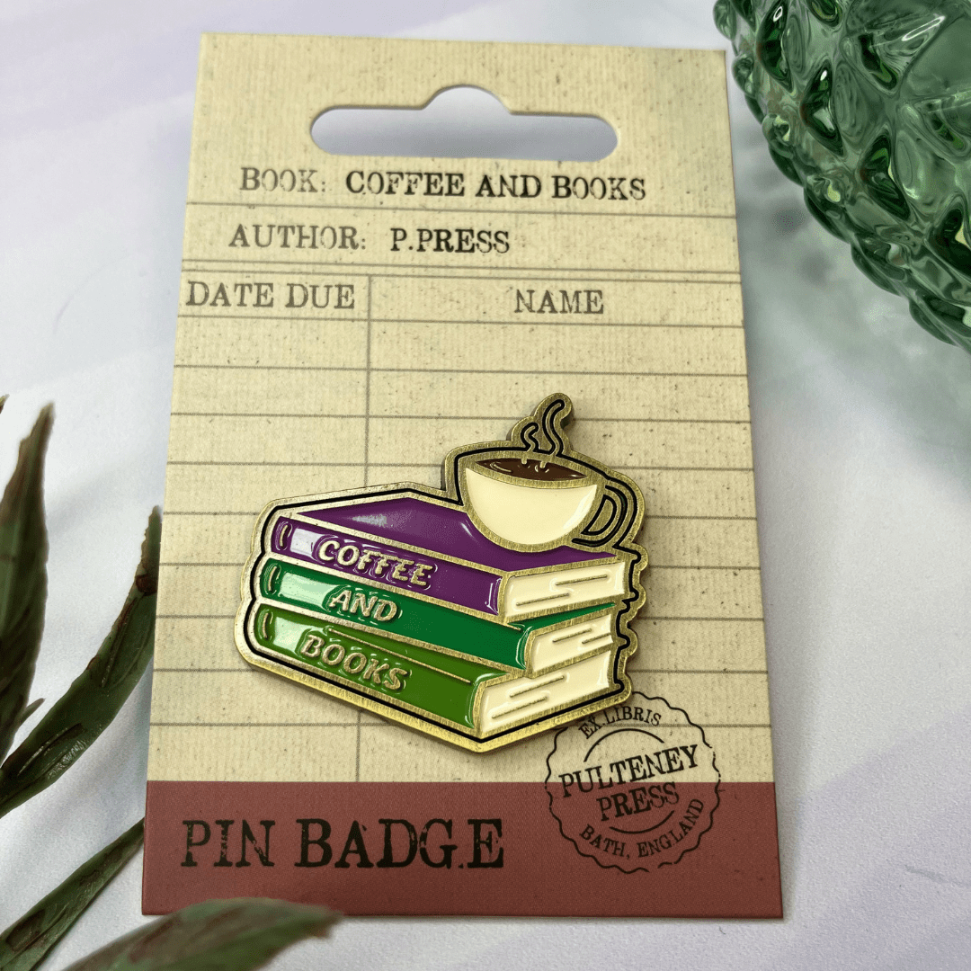 
                    
                      Coffee and Books Enamel Pin Badge - The Willoughby Book ClubNon Book Product
                    
                  