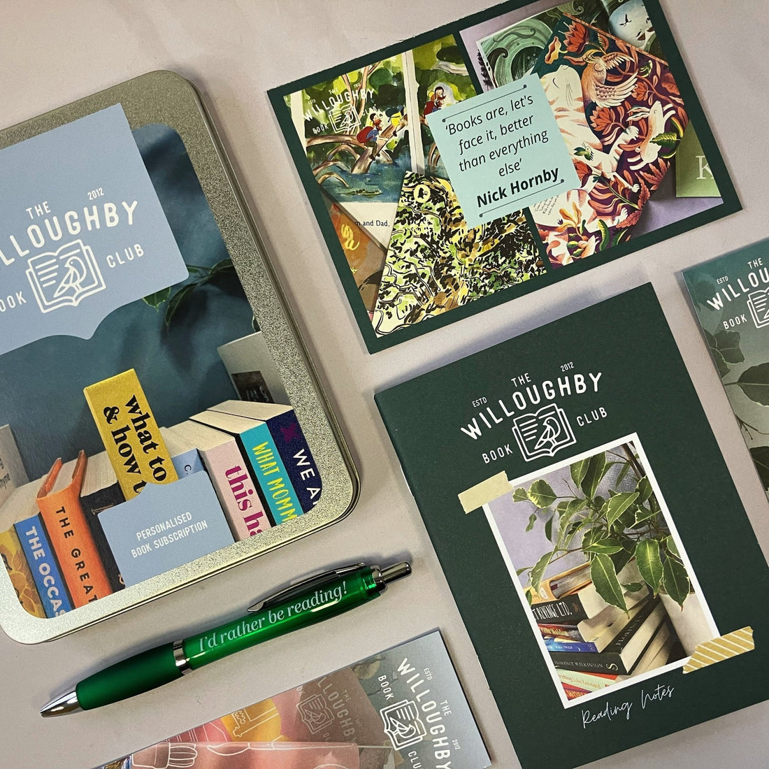 
                    
                      Gift Tin - The Willoughby Book ClubGift TinFiction3 Months
                    
                  