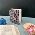 Good Day To Read A Book, Book Shaped Mini Vase