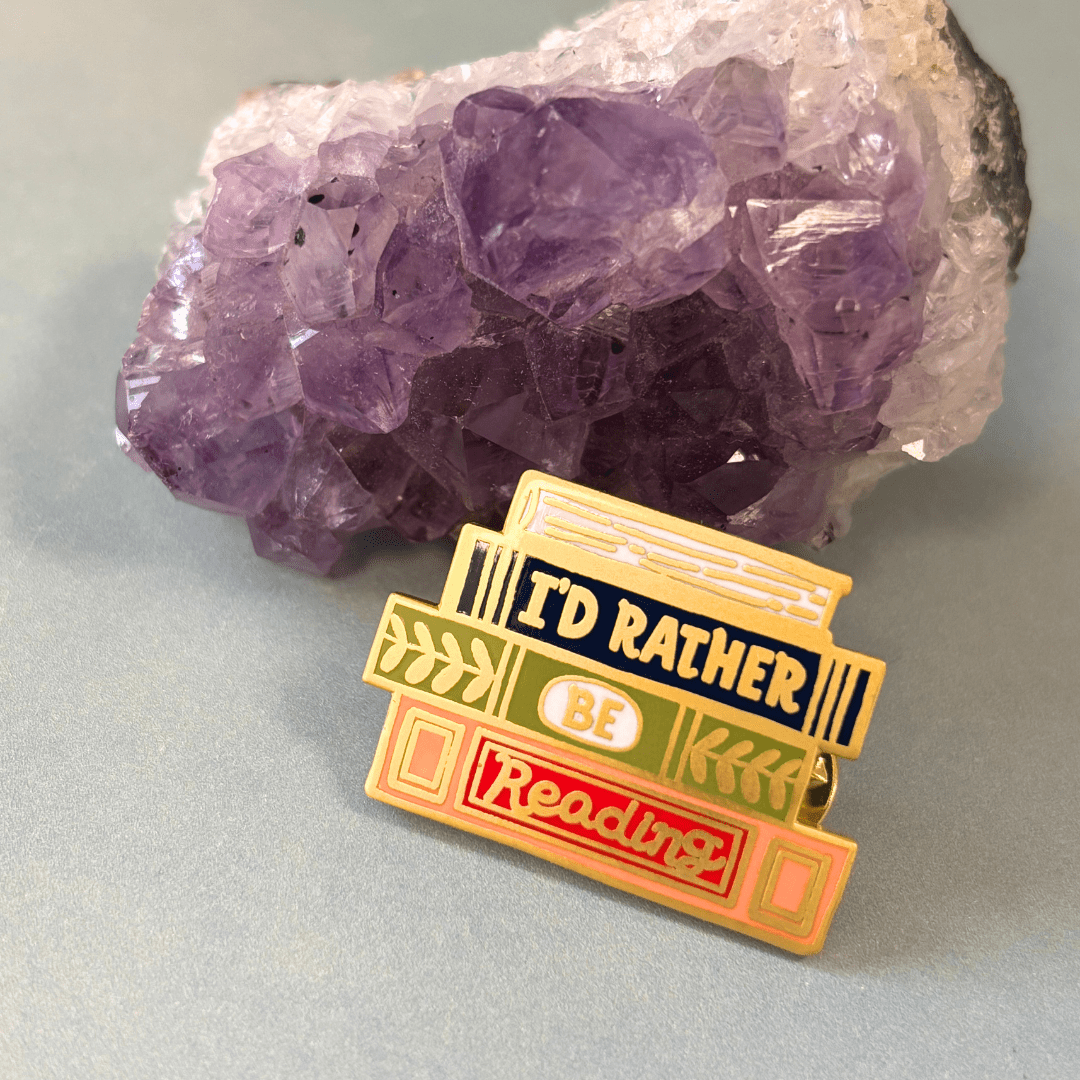 
                    
                      I'd Rather Be Reading Enamel Pin Badge - The Willoughby Book ClubNon Book Product
                    
                  