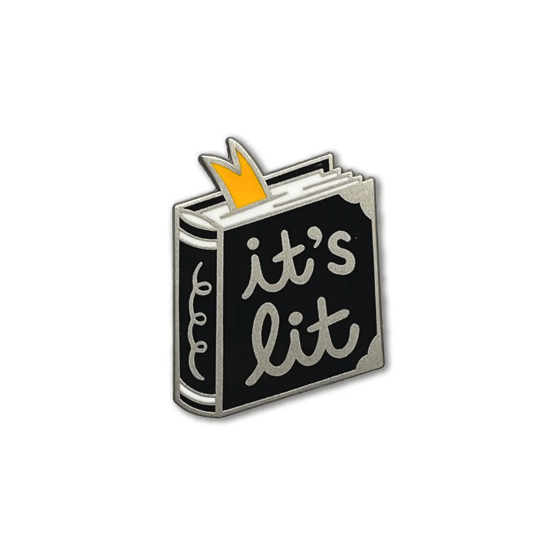 It's Lit Enamel Pin Badge - The Willoughby Book ClubNon Book Product