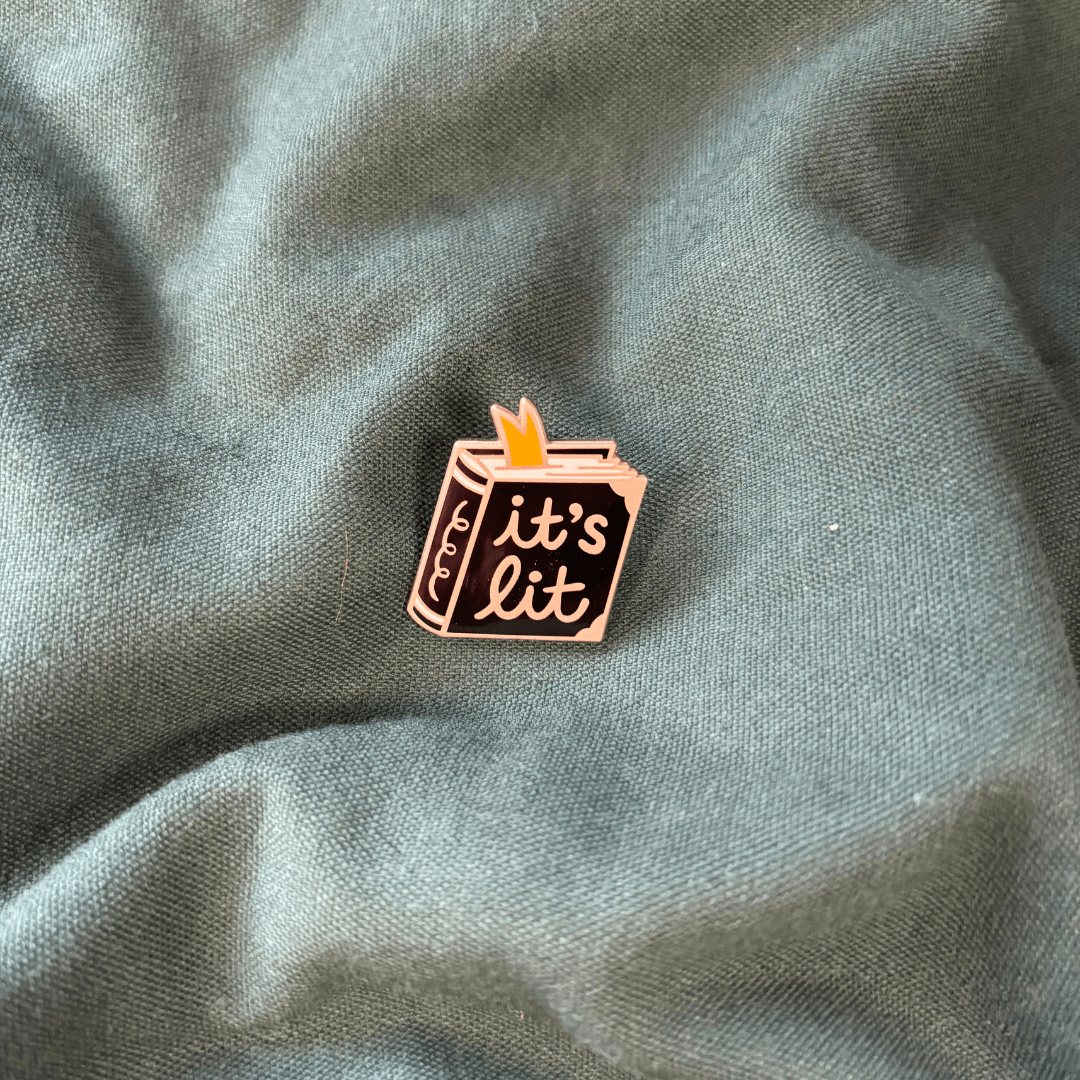 
                    
                      It's Lit Enamel Pin Badge - The Willoughby Book ClubNon Book Product
                    
                  