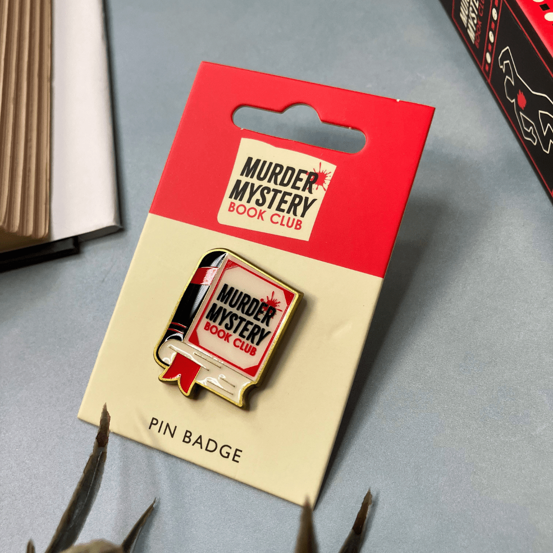 Murder Mystery Book Club Enamel Pin Badge - The Willoughby Book ClubNon Book Product