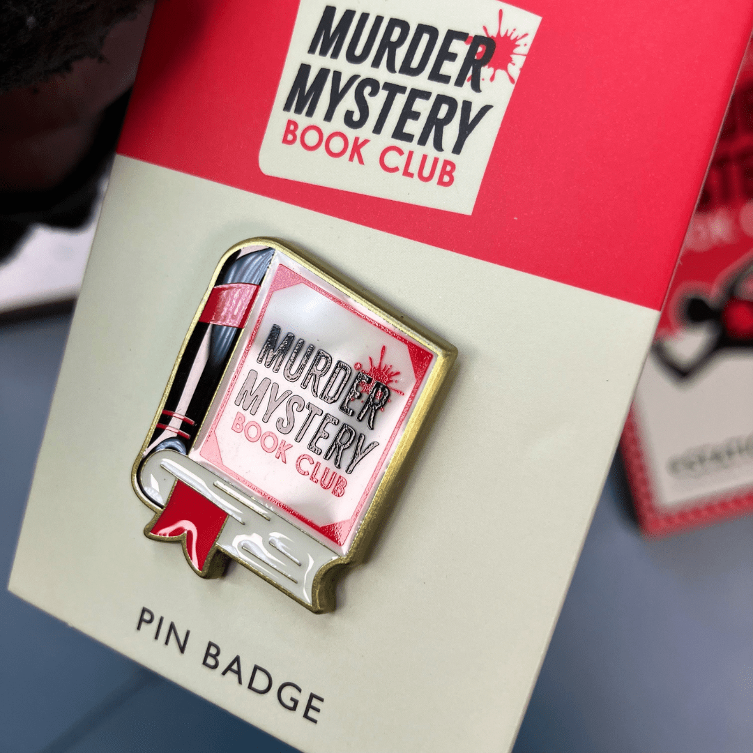 Murder Mystery Book Club Enamel Pin Badge - The Willoughby Book ClubNon Book Product