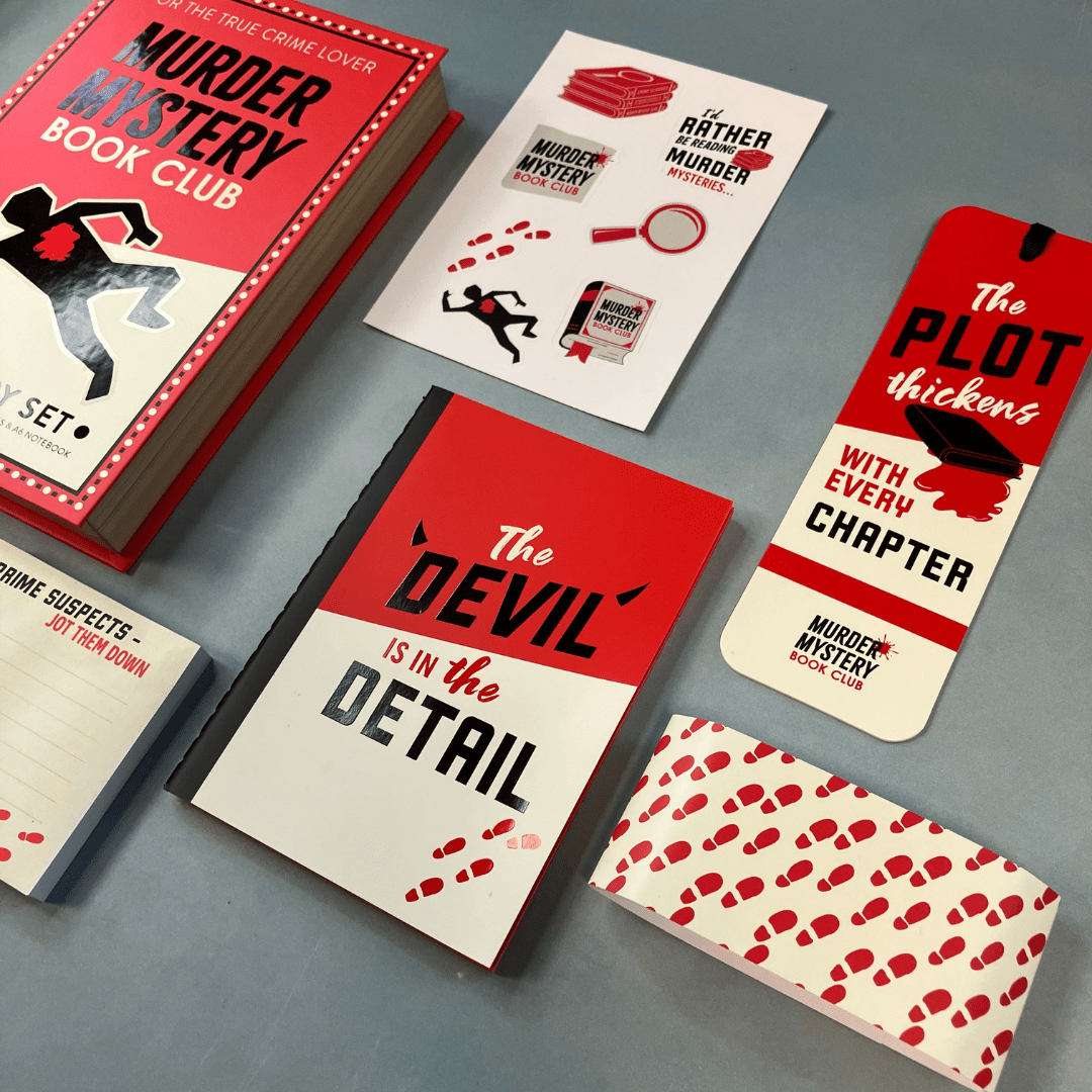 
                    
                      Murder Mystery Book Club Gift Stationery Set - The Willoughby Book ClubNon Book Product
                    
                  