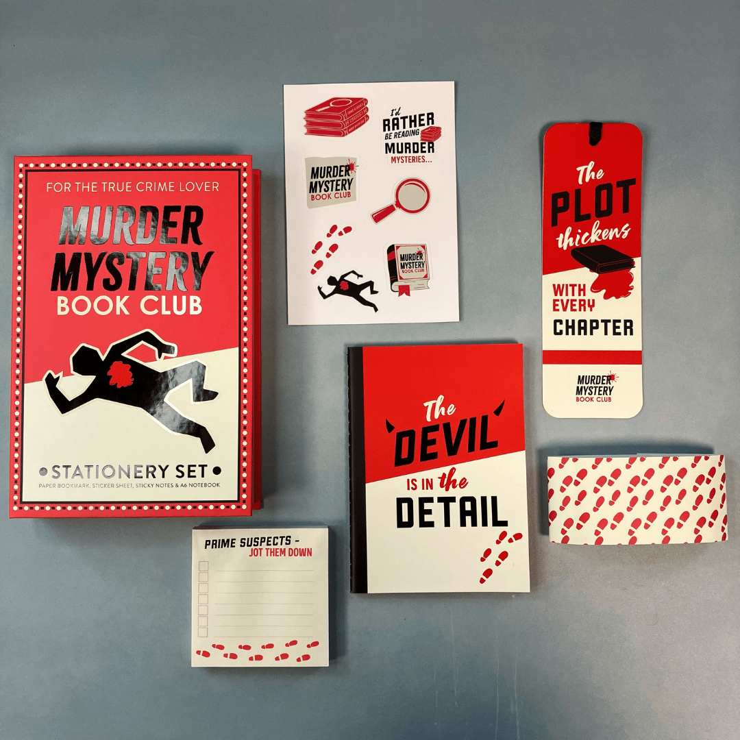Murder Mystery Book Club Gift Stationery Set - The Willoughby Book ClubNon Book Product