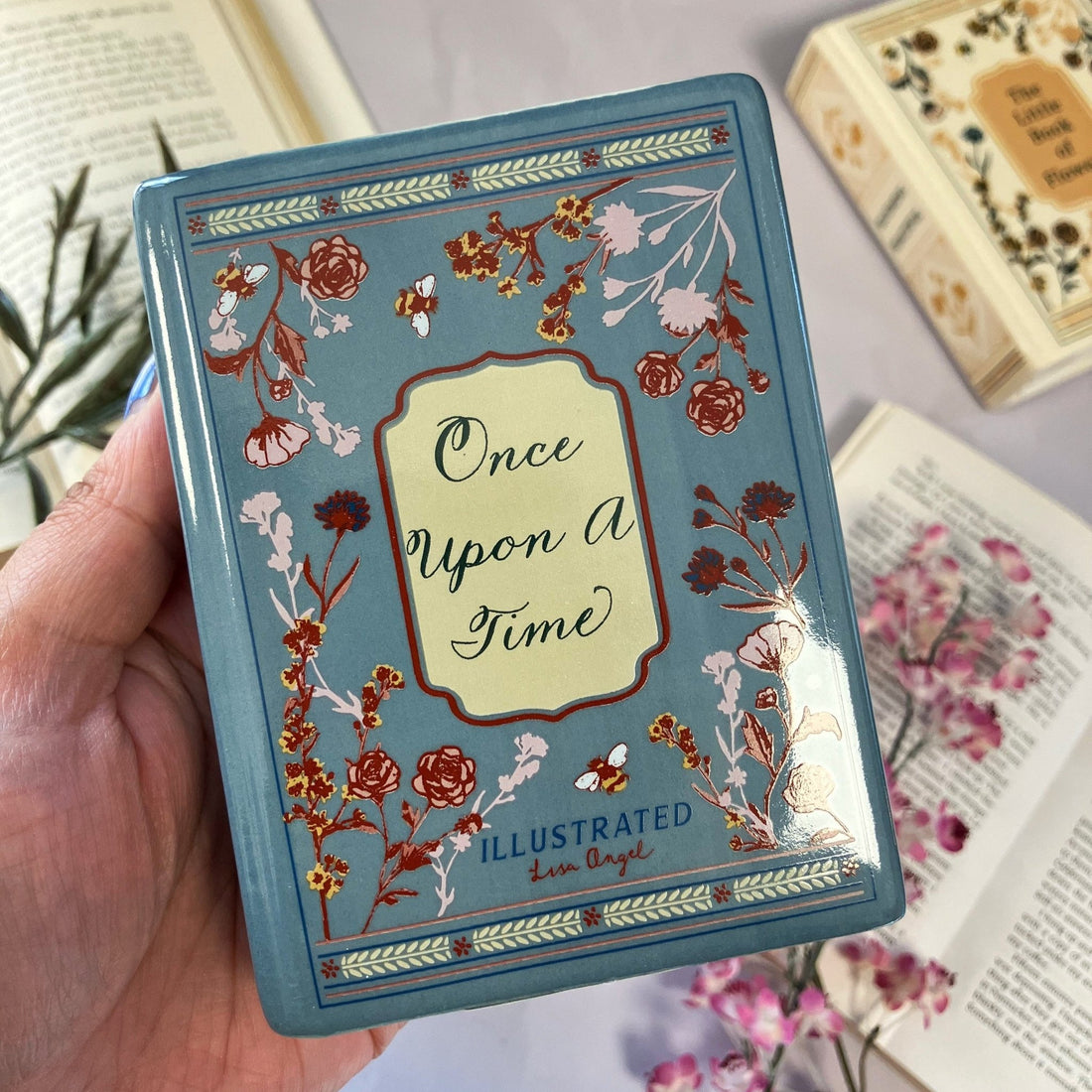 Once Upon A Time Mini Ceramic Book Vase - The Willoughby Book ClubNon Book Product