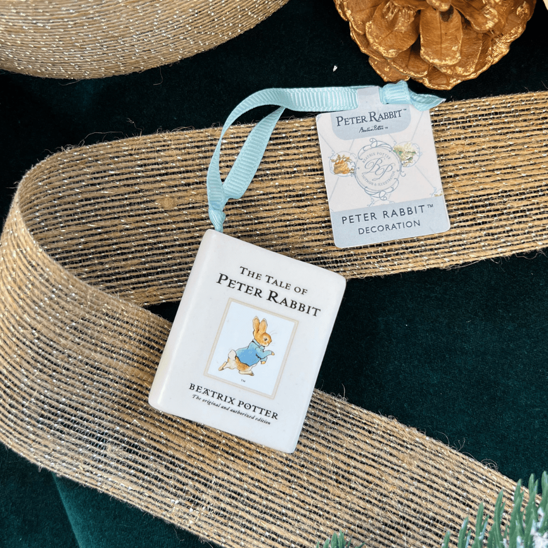 Peter Rabbit Ceramic Book Hanging Decoration - The Willoughby Book ClubNon Book Product