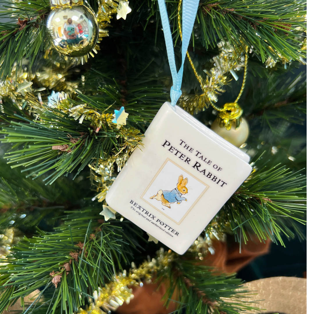 Peter Rabbit Ceramic Book Hanging Decoration - The Willoughby Book ClubNon Book Product