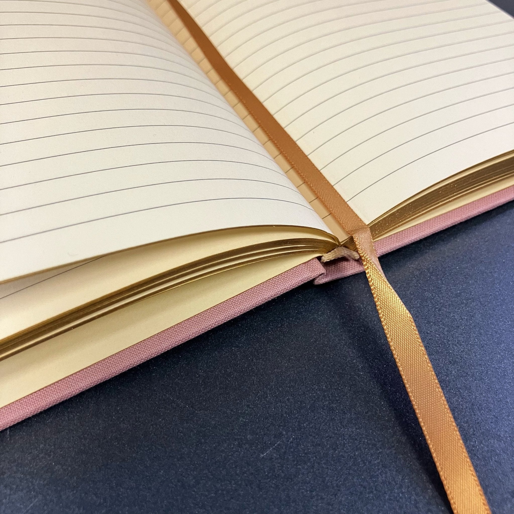 Pink Sun and Moon Notebook - The Willoughby Book Club notebook