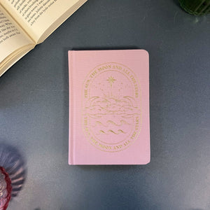 
                  
                    Pink Sun and Moon Notebook - The Willoughby Book Clubnotebook
                  
                