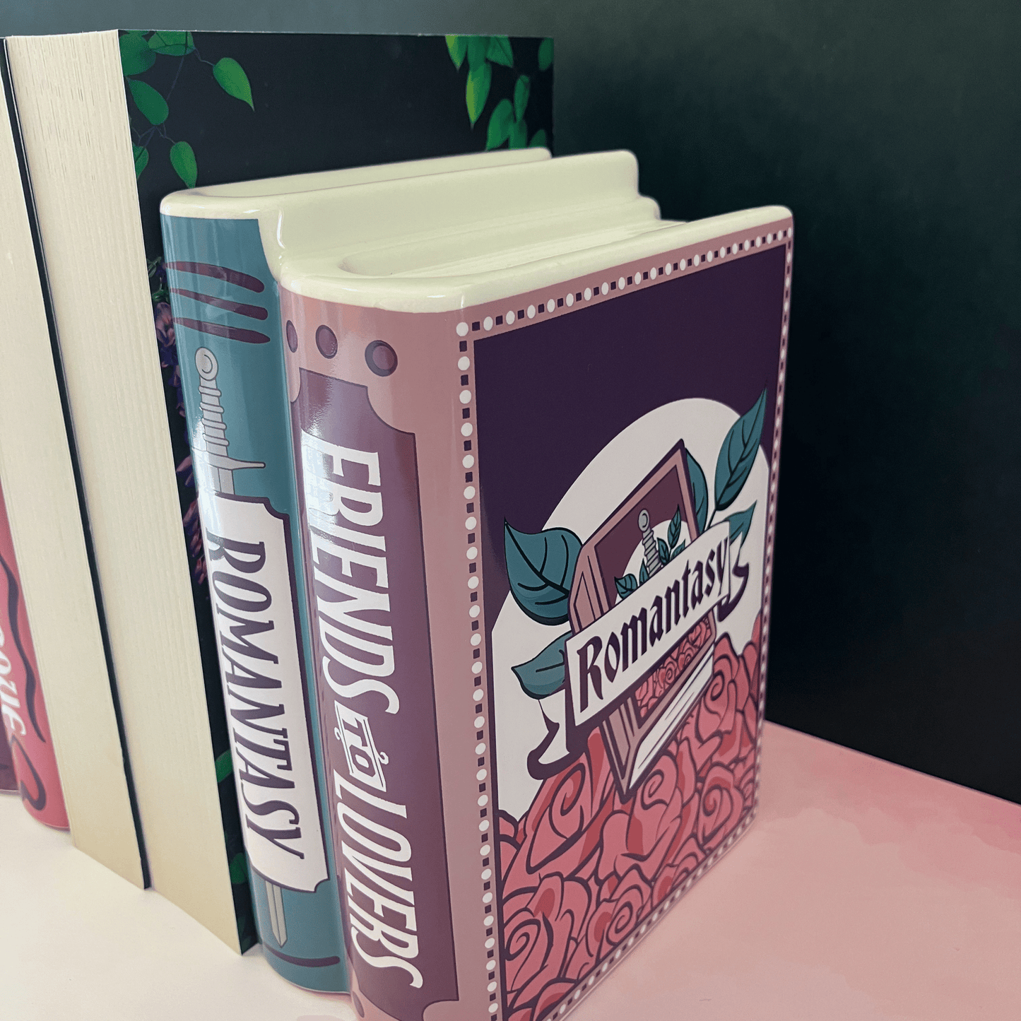 Romantasy Ceramic Bookends - The Willoughby Book ClubNon Book Product