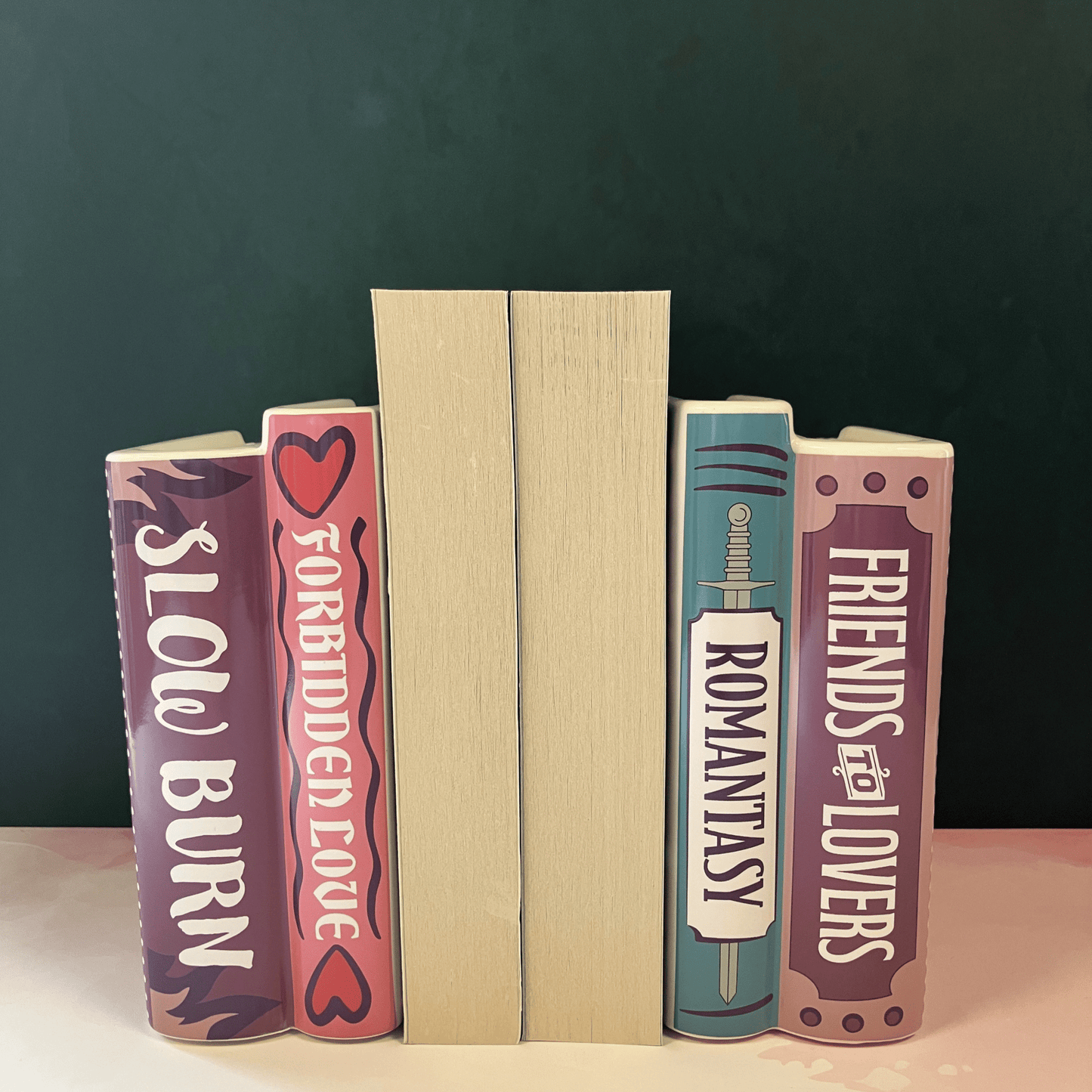 Romantasy Ceramic Bookends - The Willoughby Book ClubNon Book Product