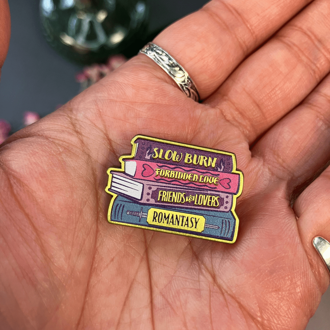 
                    
                      Romantasy Enamel Pin Badge - The Willoughby Book ClubNon Book Product
                    
                  