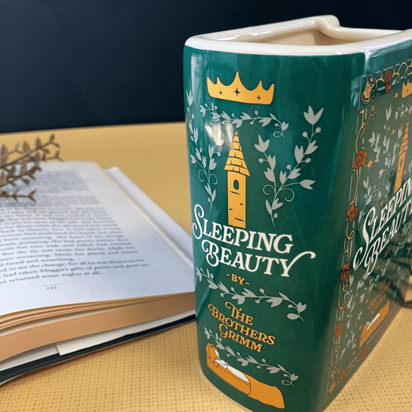 Sleeping Beauty Ceramic Book Vase - The Willoughby Book ClubNon Book Product
