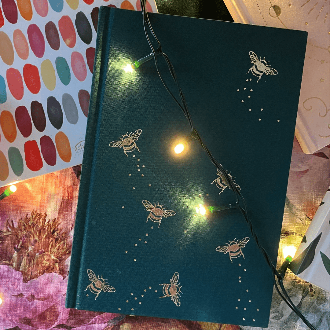 Teal Bee Notebook - The Willoughby Book ClubNon Book Product