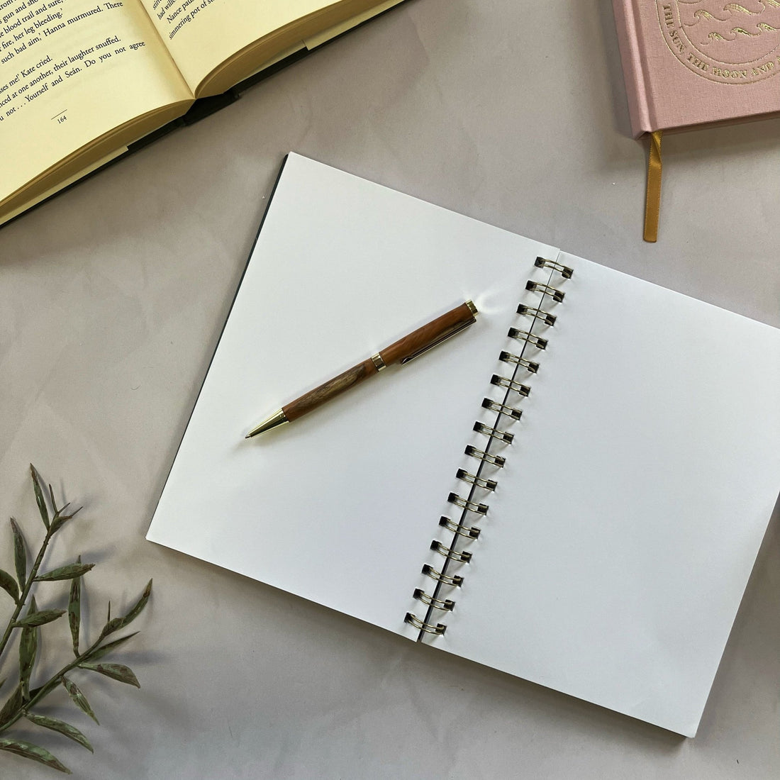 
                    
                      Teal Floral Notebook - The Willoughby Book Clubnotebook
                    
                  