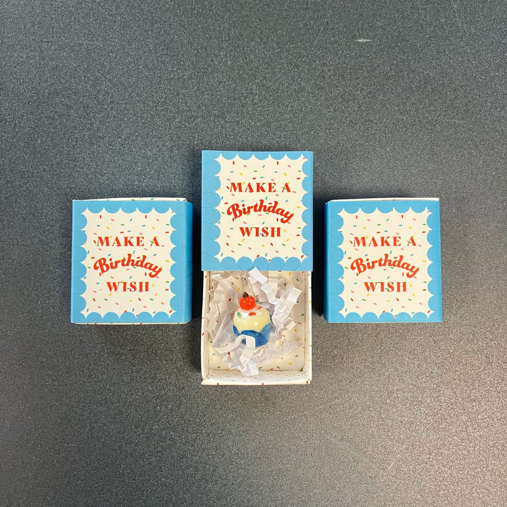 
                  
                    Tiny Matchbox Ceramic Charms - The Willoughby Book ClubCheckout add onsMake a birthday wish - Mini Ceramic Cake
                  
                