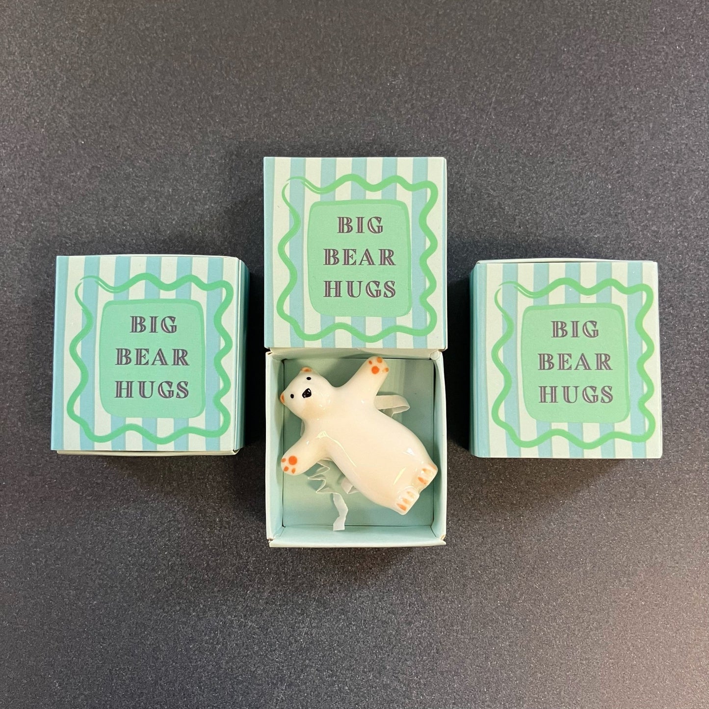 Tiny Matchbox Ceramic Charms - The Willoughby Book ClubMini Ceramic Polar Bear