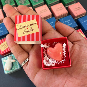 
                  
                    Tiny Matchbox Ceramic Charms - The Willoughby Book ClubMini Ceramic Heart
                  
                