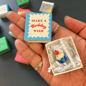 
                  
                    Tiny Matchbox Ceramic Charms - The Willoughby Book ClubCheckout add onsMake a birthday wish - Mini Ceramic Cake
                  
                