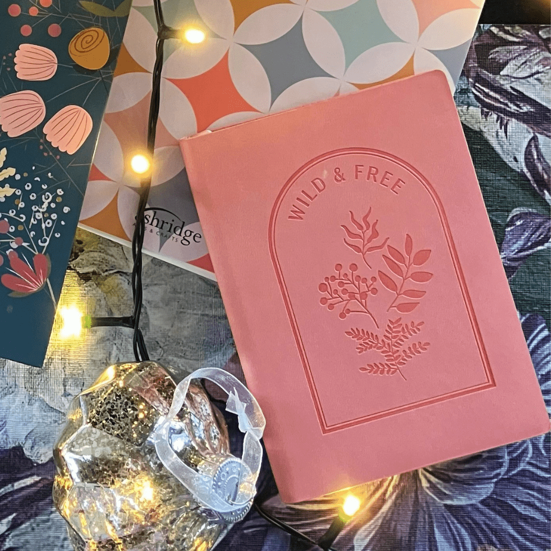 Wild and Free Vegan Leather Notebook - The Willoughby Book ClubNon Book Product