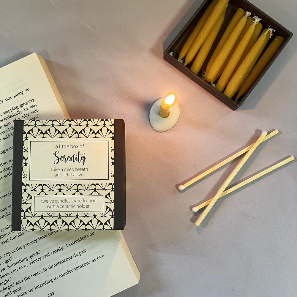 A little box of serenity - Candles - The Willoughby Book ClubCandles