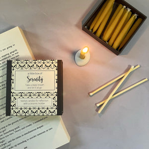 
                  
                    A little box of serenity - Candles - The Willoughby Book ClubCandles
                  
                